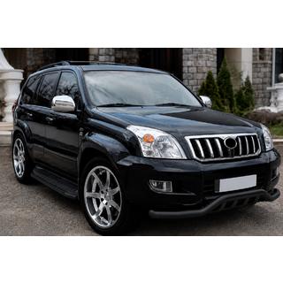 Arceau de protection avant ST011 Black (inox) Toyota Land Cruiser Prado 120 2002-2009