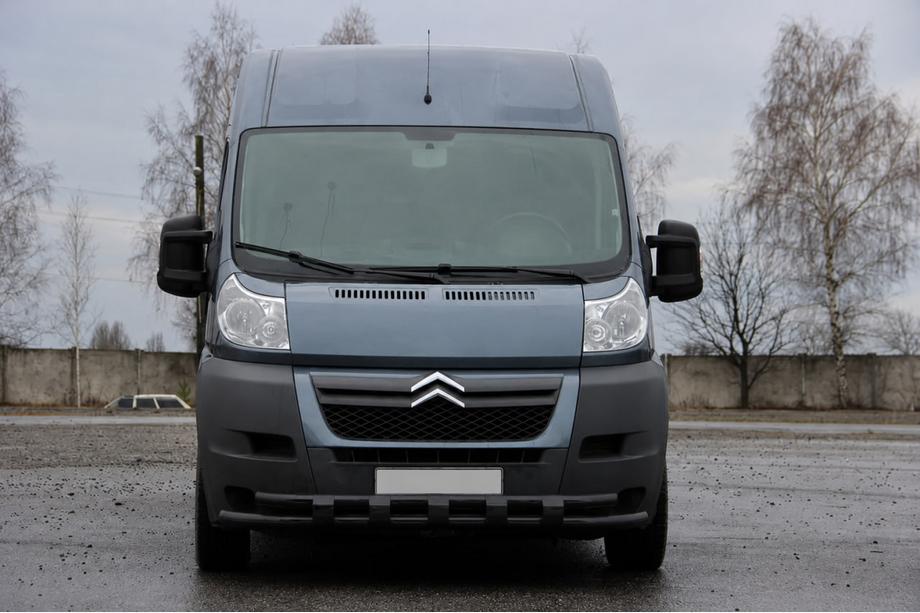 Fiat Ducato 2006-2025 Arceau de protection avant ST015 Black (inox) Image
