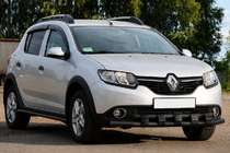 Renault Sandero 2013-2022 Arceau de protection avant ST015 Black (inox) photo 3