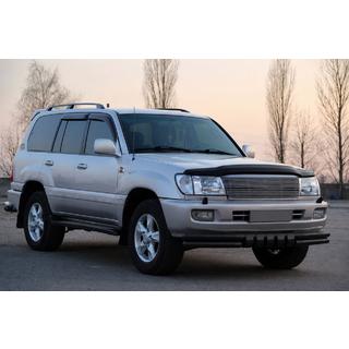 Arceau de protection avant ST015 Black (inox) Toyota Land Cruiser 100 1998-2007 photo 3