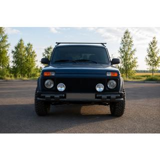 Arceau de protection avant ST015 Black (inox) Lada Niva та Urban 1977- photo 1