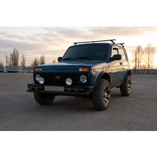 Arceau de protection avant ST015 Black (inox) Lada Niva та Urban 1977- photo 2