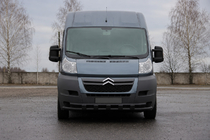 Peugeot Boxer 2006-2025 Arceau de protection avant ST015 Black (inox) photo 2