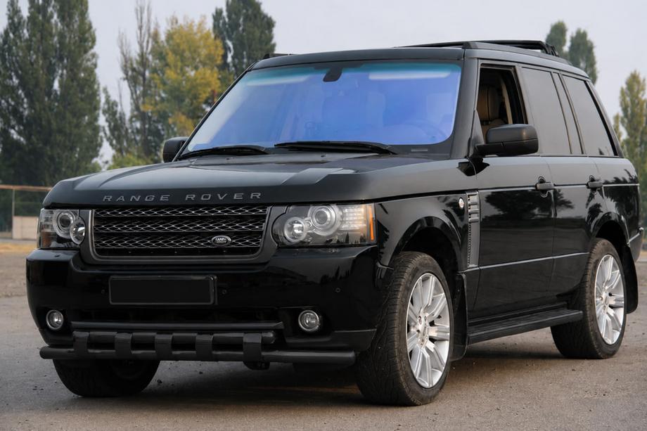 Range Rover III L322 2002-2012 Arceau de protection avant ST015 Black (inox) Image