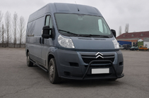 Fiat Ducato 2006-2025 Arceau avant ST019 Black (inox) photo 2