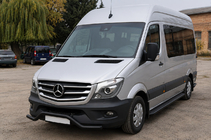 Mercedes Sprinter W906 2006–2018 Arceau inférieur avant MBSP.07.F3-04.6 Black (inox) photo 1