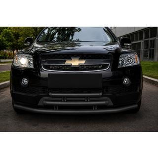 Pare-buffle avant triple Black (inox) Chevrolet Captiva 2006-2019
