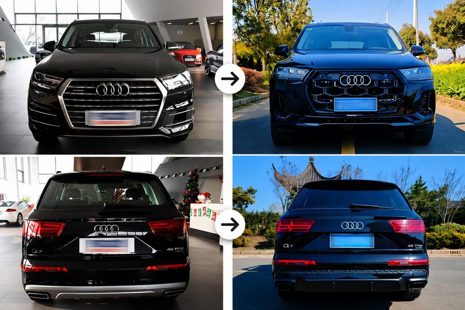 Audi Q7 2015–2026 Kit carrosserie (restylage) look 2024 (pour 2015-2020) Image