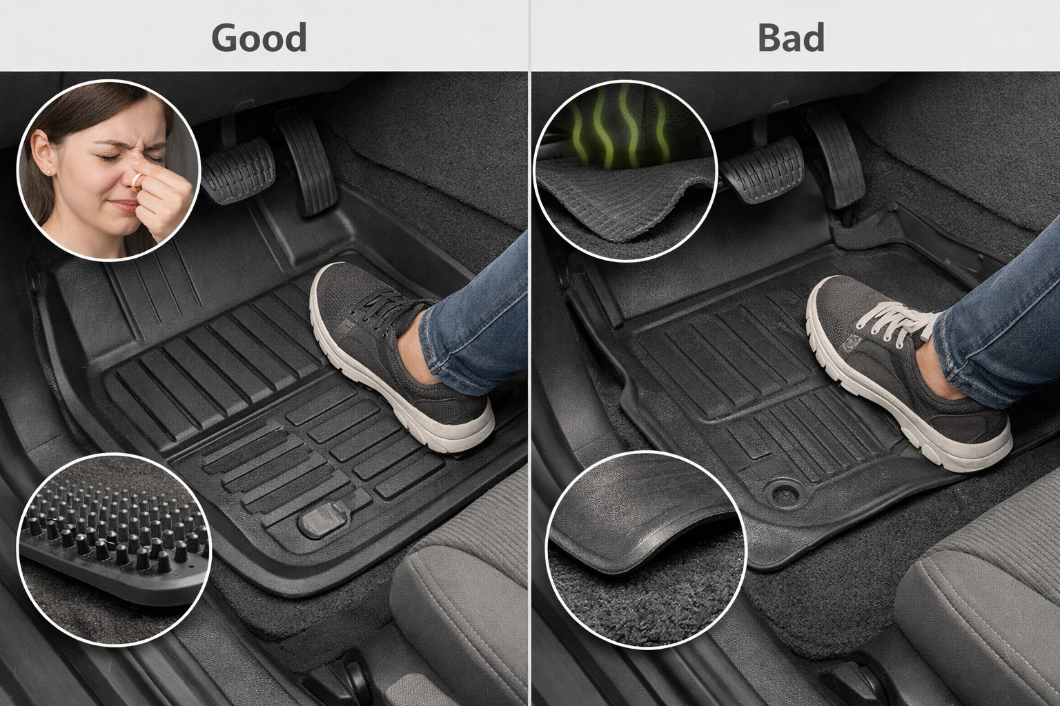Comment choisir des tapis sans odeur, glisse ni interstices