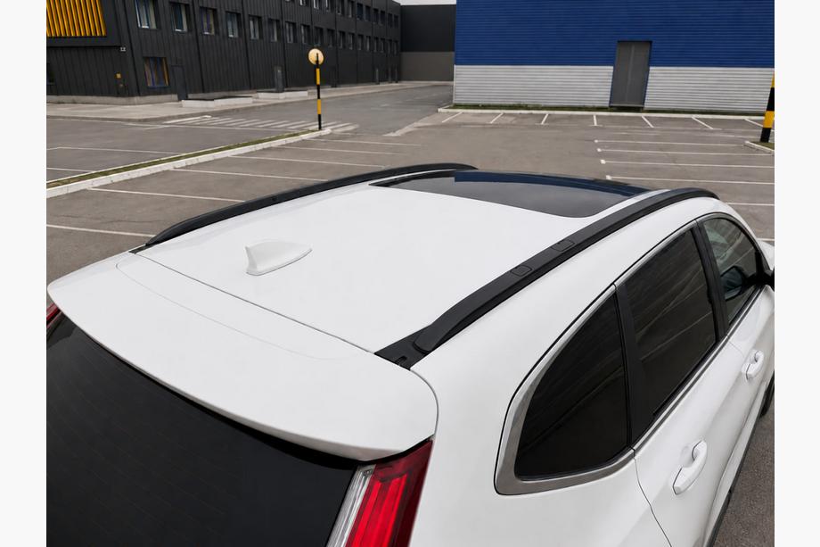 Honda CRV 2017-2022 Barres longitudinales de toit intégrées noires OEM (Aluminium) Image