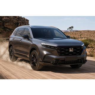 Barres de toit longitudinales intégrées grises OEM (plastique ABS, pose par collage) Honda CRV 2022-
