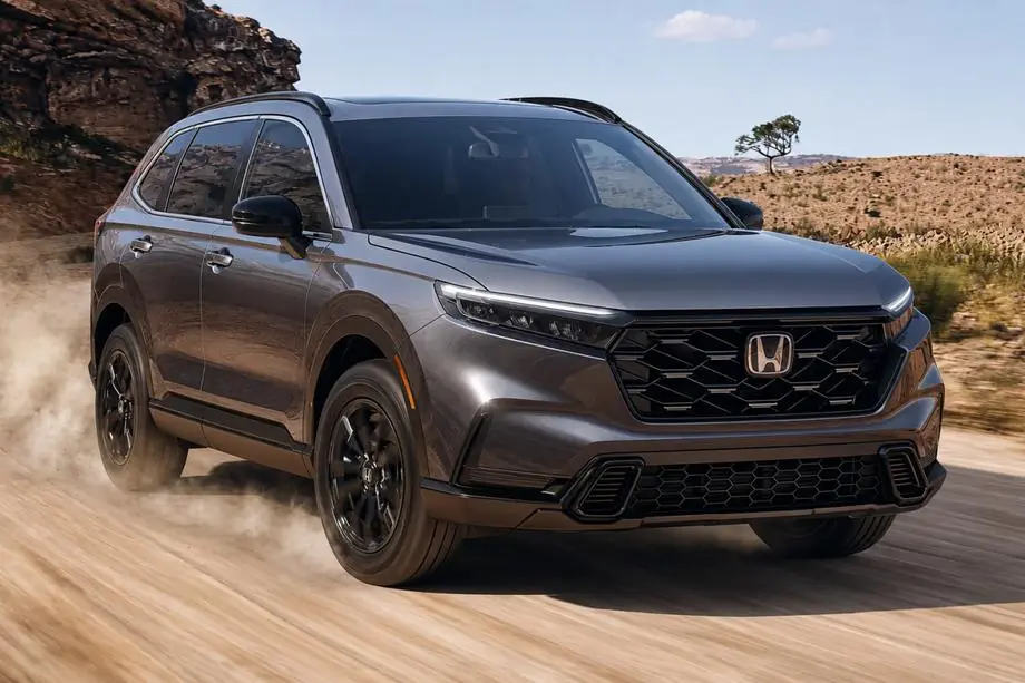Honda CRV 2022- Rails de toit intégrés noirs OEM (plastique ABS, pose à la colle) Photo 1