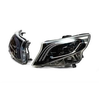 Kit de phares avant LED style Maybach (pour V-class, 2 pcs) Mercedes Vito/V-class W447 2014- photo 3