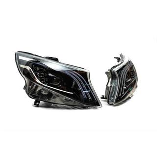 Kit de phares avant LED style Maybach (pour V-class, 2 pcs) Mercedes Vito/V-class W447 2014- photo 4
