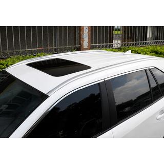 Barres de toit intégrées OEM chromées (Aluminium, montage par collage) Toyota Rav 4 2019–2025