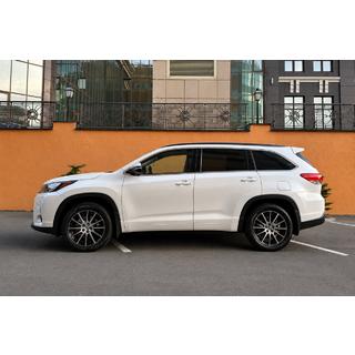 Rails de toit intégrés noirs OEM (plastique ABS) Toyota Highlander 2013-2019 photo 2