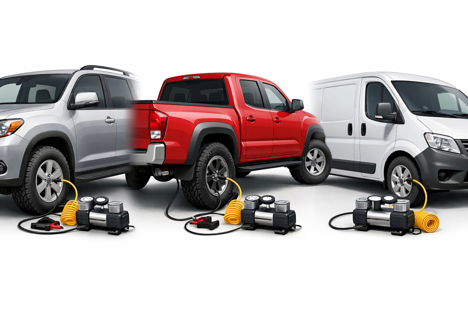Quel compresseur choisir pour un SUV, un pickup ou un van ?