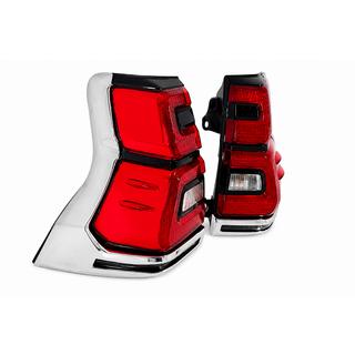 Feux arrière LED Chrome V1 (2017-2023, 2 pcs) Toyota Land Cruiser Prado 150 2009-2023 photo 3