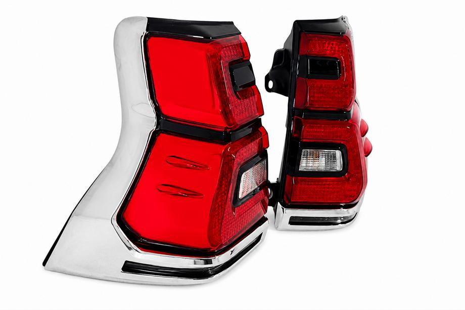 Toyota Land Cruiser Prado 150 2009-2023 Feux arrière LED Chrome V1 (2017-2023, 2 pcs) Photo 3