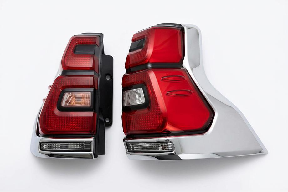 Toyota Land Cruiser Prado 150 2009-2023 Feux arrière LED Chrome V2 (2017-2023, 2 pcs) Photo 4