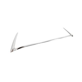 Baguettes chromées de protection pour pare-chocs avant (2013-2023, 3 pcs) Lexus GX460 2009-2023 photo 4