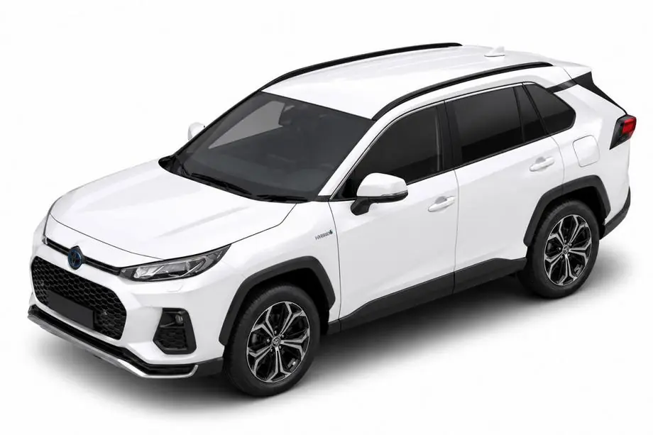Toyota Raize 2019– Barres longitudinales de toit intégrées noires OEM (Aluminium, montage par collage) Image