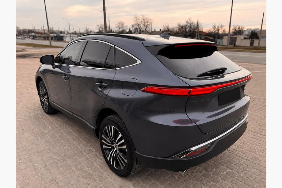 Toyota Venza 2020- Barres longitudinales de toit intégrées noires OEM (Aluminium, montage par collage) Photo 1