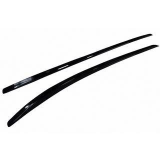 Barres longitudinales de toit intégrées noires OEM (Aluminium) photo 2