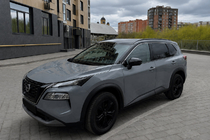 Nissan X-trail T33/Rogue 2022- Rails de toit intégrés noirs OEM (plastique ABS) photo 1