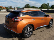 Nissan Murano 2014- Rails de toit OEM gris (plastique ABS, montage par collage) photo 2
