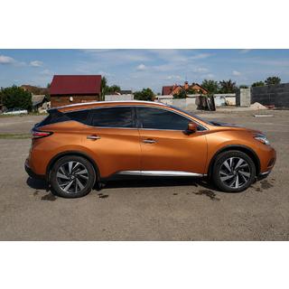 Rails de toit OEM gris (plastique ABS, montage par collage) Nissan Murano 2014- photo 1