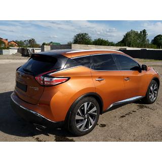 Rails de toit OEM gris (plastique ABS, montage par collage) Nissan Murano 2014- photo 2