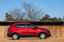Hyundai Creta 2014-2020 Barres de toit intégrées grises OEM (plastique ABS, montage par collage) photo 1