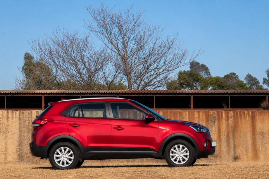 Hyundai Creta 2014-2020 Barres de toit intégrées grises OEM (plastique ABS, montage par collage) Image
