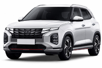 Hyundai Creta 2021– Barres longitudinales de toit OEM grises (Aluminium, montage par collage) photo 1