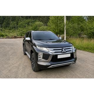 Barres longitudinales de toit intégrées grises OEM (2019-, Aluminium) Mitsubishi Pajero Sport 2015- photo 1