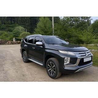 Barres longitudinales de toit intégrées grises OEM (2019-, Aluminium) Mitsubishi Pajero Sport 2015- photo 2
