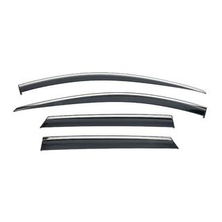 Déflecteurs de vitres avec baguette chromée Niken (pour LWB, 4 pcs) Kia Sportage 2021- photo 2