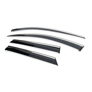 Déflecteurs de vitres avec baguette chromée Niken (pour LWB, 4 pcs) Kia Sportage 2021- photo 1