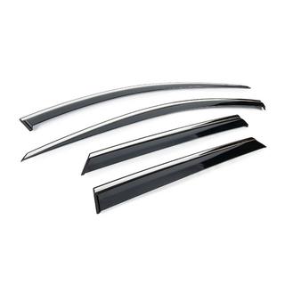 Déflecteurs de vitres avec baguette chromée Niken (pour LWB, 4 pcs) Kia Sportage 2021- photo 4
