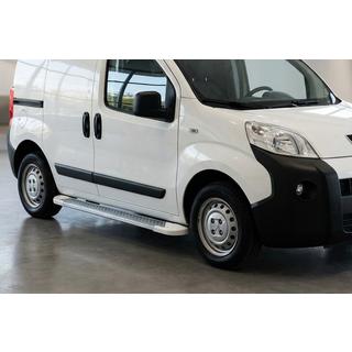 Marchepieds Latéraux Allmond White (2 pcs, Aluminium) Fiat Fiorino/Qubo 2008-2024 photo 1