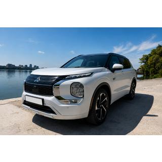 Barres longitudinales de toit intégrées noires OEM (Aluminium) Mitsubishi Outlander 2021- photo 4