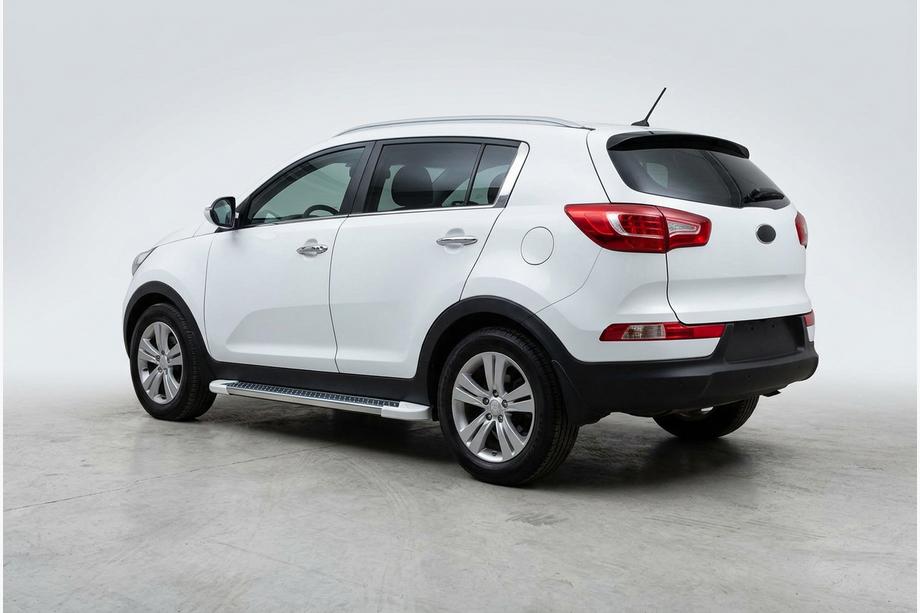 Kia Sportage 2010-2015 Marchepieds Latéraux Allmond White (2 pcs, Aluminium) Image