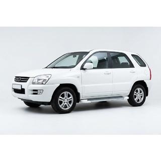 Marchepieds Latéraux Allmond White (2 pcs, Aluminium) Kia Sportage 2004-2010 photo 1