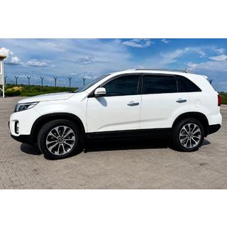 Barres longitudinales de toit OEM grises (Aluminium, montage par collage) Kia Sorento II XM 2009-2014 photo 1