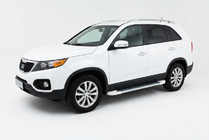 Kia Sorento II XM 2009-2014 Marchepieds Latéraux Allmond White (2 pcs, Aluminium) photo 1