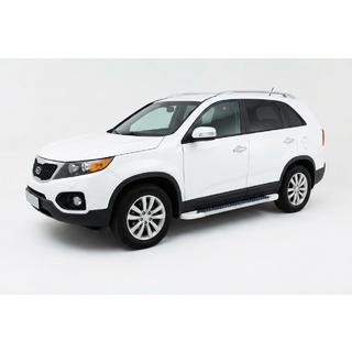 Marchepieds Latéraux Allmond White (2 pcs, Aluminium) Kia Sorento II XM 2009-2014 photo 1