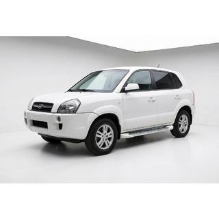 Marchepieds Latéraux Allmond White (2 pcs, Aluminium) Hyundai Tucson JM 2004- photo 1