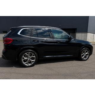 Barres longitudinales de toit integrees chromees OEM (Aluminium, pose par collage) BMW X3 G01 2018- photo 2