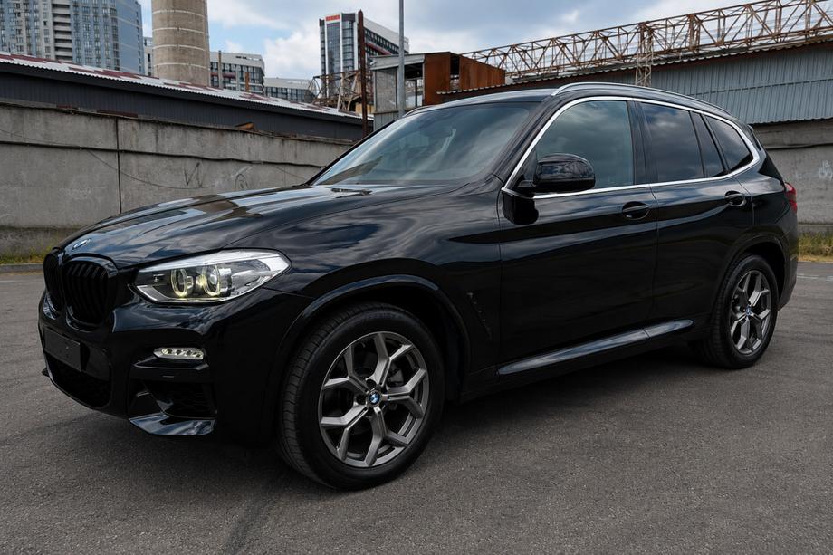 BMW X3 G01 2018- Barres longitudinales de toit integrees chromees OEM (Aluminium, pose par collage) Photo 1